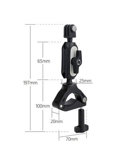 Ebitda 360 Dönebilen Bisiklet Gopro Aparatı - 12/11/10/9/8/7 Uyumlu