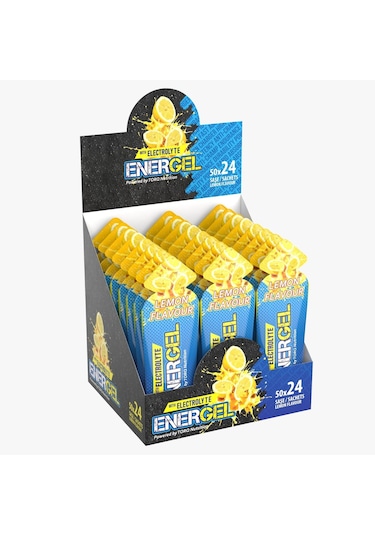 Torq Nutrition Energel Electrolyte - Enerji Ve Performans Jeli 50 Gr 24 Adet - Limon