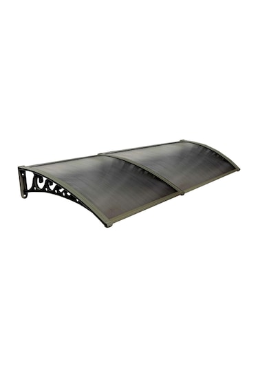 Pratik Sundurma Kapı Pencere Üstü 100x300 Cm Bronz 6 Mm Levhalı Bronz