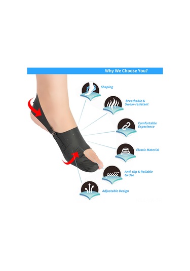 Vkemall Ayak Başparmağı Destek Bandı: Nefes Alabilir, Esnek Ve Rahat Kumaş Yapısı