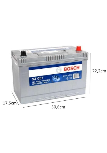 Bosch S4 057 12 V 95ah 720 Aen Akü