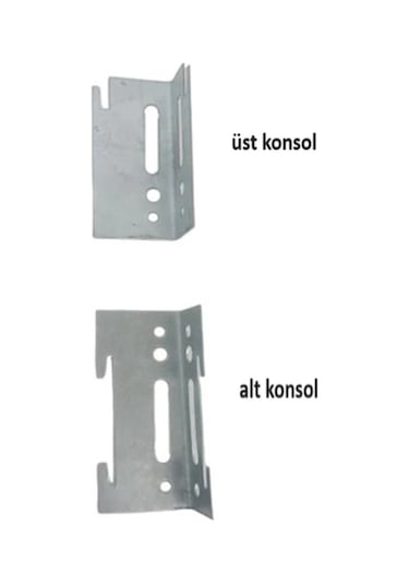 Panel Radyatör Duvara Montaj Askı Konsol Takımı 2 Li 1 Takım