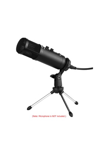Samdoo Siyah Mikrofon Masaüstü Tripodu: Katlanabilir, Hafif Ve Ayarlanabilir Yüksek Dayanıklı Konferans/canlı Yayın Stendi