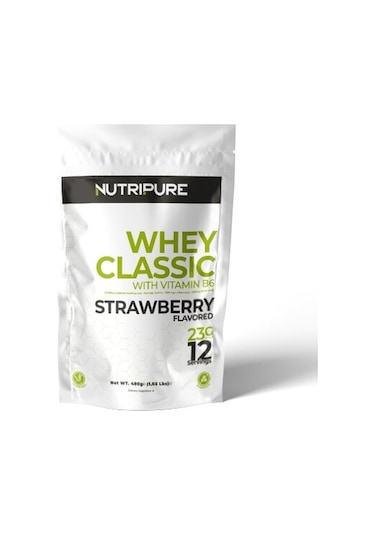 Nutripure Doypack Whey Classic 480 Gr - Çilek Aromalı