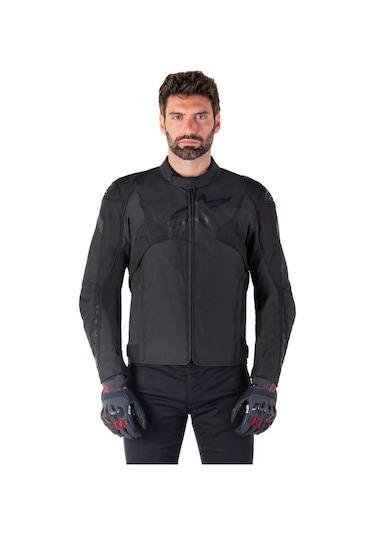 Alpinestars T-jaws V4 Wp Korumalı Motosiklet Montu Siyah Siyah