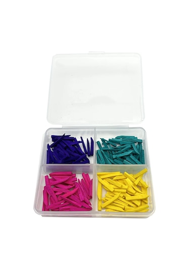 200 Adet Ahşap Diş Interdental Kama Diş Boşluğu Kama Özel İpuçları Sakız Koruma 4 Boyutu