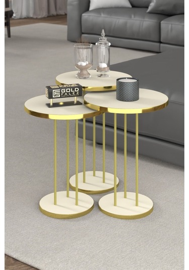 Zigon Sehpa Terra Gold Krem