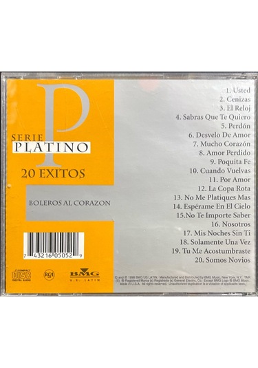 Müzik Cd Sidir - Plak Değildir Cd Boleros Al Corazon Serie Plat