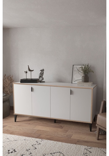 Sarmobi Arden 4 Kapaklı Konsol Beyaz