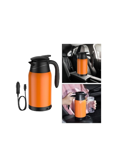 Suntek 1000ML Taşınabilir 304 Paslanmaz Çelik DC24V Su Isıtıcısı