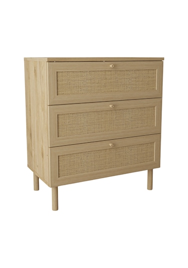 Baru 3 Çekmeceli Şifonyer Kahverengi