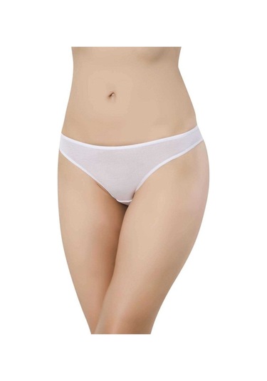 6 Adet Eko Set Likralı Kadın Slip Külot Siyah Beyaz (527258415) Beyaz - Siyah