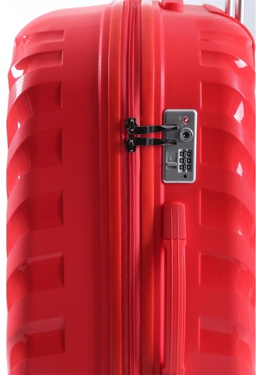 Ççs 5263 Polipropilen Battal Boy Valiz Kırmızı