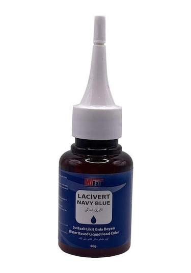My Bake Su Bazlı Likit Gıda Boyası Lacivert 60 G