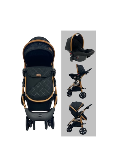 Bebegold Travel Sistem Pusetli Çift Yönlü Seyahat Sistem Bebek Arabası