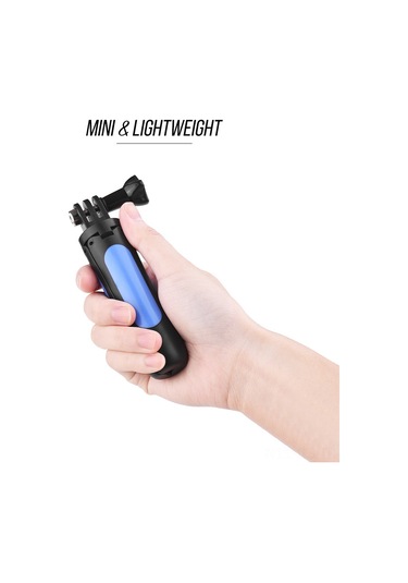 Reedark Mavi Mini Tripod Ve Selfie Stick, Su Geçirmez Kılıfı Olan Spor Kameralar İçin Uyumlu Gopro, Yi, Sjcam