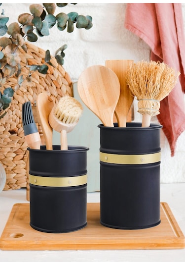 The Mia Galvin Kaşıklık Siyah 17 x 11 CM