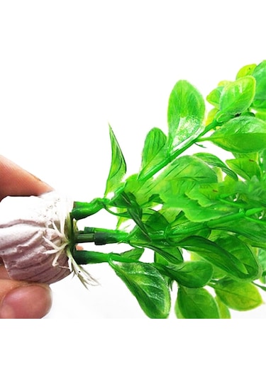 Sones 25 Cm Balık Tankı Simülasyon Su Bitkileri Akvaryum Balık Tankı Dekorasyon Plastik Su Bitkileri