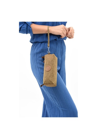 Tek Bölmeli Kalemlik Yıkanabilir ve Su Geçirmez Taba Model: 571-15h - Taba