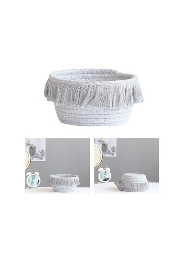 Pazly X Suntek Sepetleri Saklama Pamuklu Magideal Halat Gri Çok Cm Amaçlı 16 10 - Fs Gri