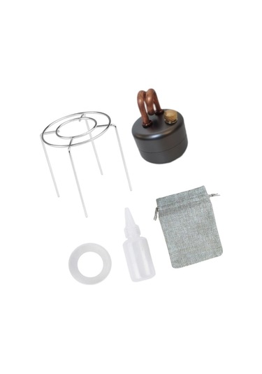 Suntek Spirit Burner Küçük Hafif Alkol Fırını Ev Gümüş