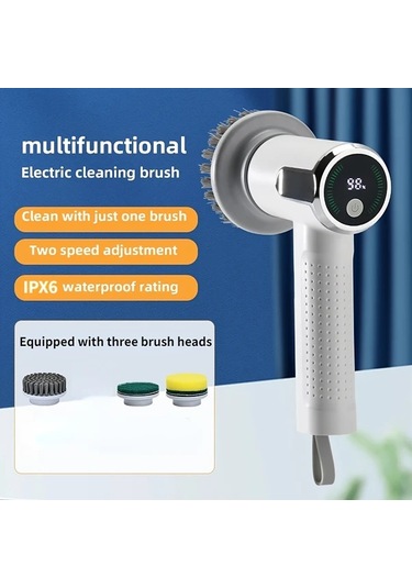 Xuweiwei Elektrikli Temizleme Fırçası Normal Versiyon Siyah Elde Taşınabilir Kablosuz Güçlü Yüksek Çözünürlük Dijital Ekran Güneş Enerjisi Ayarlanabilir Hız Büyük Pil Kapasitesi 2 Saat Çalışma Su Geçirmez Xuweiwei Elektrikli Temizleme Fırçası Normal Versiyon Siyah Elde Taşınabilir Kablosuz Güçlü Yüksek Çözünürlük Dijital Ekran Güneş Enerjisi Ayarlanabilir Hız Büyük Pil Kapasitesi 2 Saat Çalışma Su Geçirmez