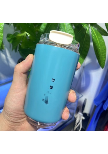 Smeg Paslanmaz Çelik Seyahat Kupası Mavi