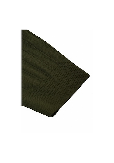 Deepsea Erkek Haki Slim Fit Polo Yaka Triko Kazak - Yumuşak Dokulu Esnek Ve Şık Görünüm 2605305 Haki