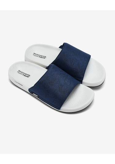 Skechers Hyper Slıde - Topographıc Erkek Lacivert Terlik 229137 Nvbk Lacivert