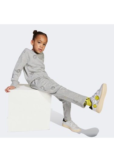 adidas X Smileyworld Çocuk Gri Eşofman Takımı Jn2158 Gri