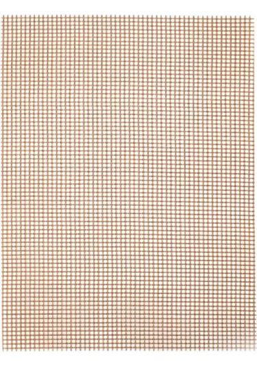 Hangfox Cam Fibre Kızaklı Islak Tutmayan Izgara Matı - 40x33cm Kahverengi Tekli - Isı Dayanıklı Yeniden Kullanılabilir Bbq Aksesuarı Çok Renkli