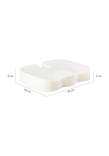 Viscofoam Ortopedik Oturma Minderi Hemeroid Kuyruk Sokumu Coccyx Oturma Minderi Visco Minder Siyah