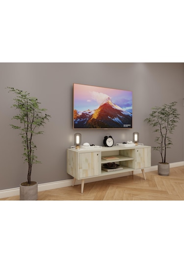 Nehir Ahşap Ladin Tv Ünitesi