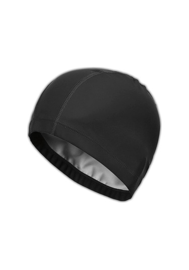 Yüzme Havuzu Yüzme Bone - Karışık Yetişkin Erkek-kadın - Yumuşak Siyah