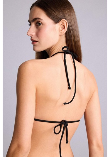 Defacto İpli Siyah Kadın Bikini Üstü T3666az/bk81