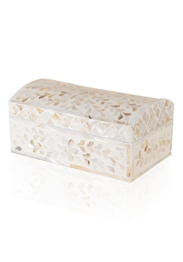 The Mia Dikdörtgen Kutu Sedef 25x15x12 Cm Tlc0077