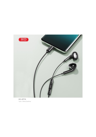 İphone 15/16 Uyumlu Usb-c Kulak İçi Mikrofonlu Kulaklık Siyah