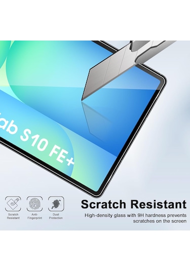 Samsung Galaxy Uyumlu Tab S10 Fe Plus 13.1 İnç Ekran Koruyucu Nano Cam