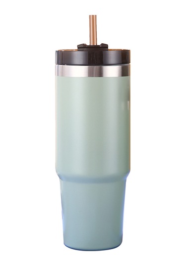 Xiyyadms 304 Paslanmaz Çelik Isı Saklama Bardak 30oz, 6-12 Saat Isı/sıcaklık Tutar, Pipetli Kapağıyla, Araç/outdoor Kullanıma Uygun Yeşil