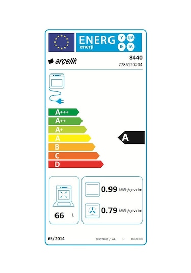 Arçelik 8440 Ocaklı Fırın Beyaz