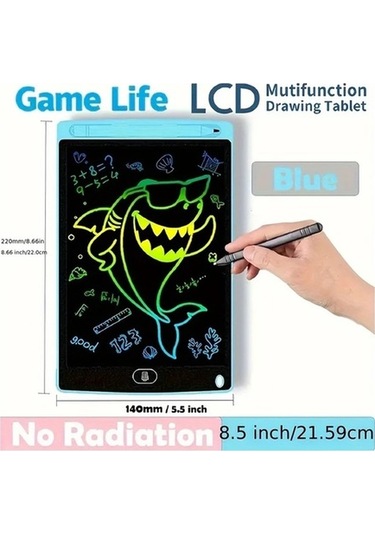 Trendooze Gaojunshop01 Pembe 16 Inç Çocuk Lcd Yazı Çizim Tableti Yaratıcı Hediye Öğrenci İçin Renkli Ekran Pembe