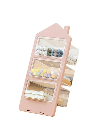 Ganzhoushop Masa Düzenleyicileri Eğimli Kalemlik Kalem Saklama Düzenleyicileri Okul İçin Çok Amaçlı Kalem Düzenleyicileri Beyazpembe