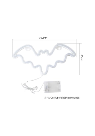 Reedark Led Neon Işık - Pil İle Çalışan Dekoratif Aydınlatma Pembe/mavi Pembe