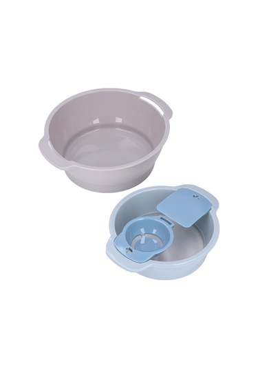 Konesam Mutfak Fırın Aleti: 4 Parça Pp Malzeme Toz Eleği, Derin Tabaklı, Taşınabilir Ve Yığılabilir Tasarım Diğer