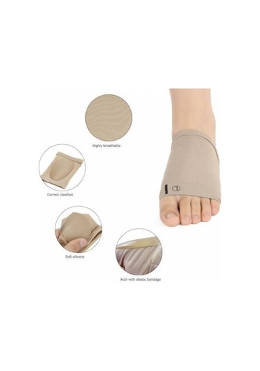 Ayak Boşluk Dolduran Ayak Çorabı Kumaş Ayak Ark Destek Çorabı