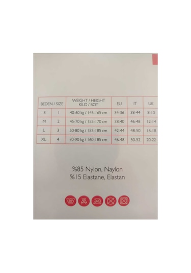 Nesa Kadın Külotlu Çorap 15 Den 51 Sahra,, Sahra