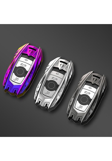 Xiyyadms 525li 5 Serisi 530 Bıçak 3 Serisi X1-x6 Çinko Alaşım Uzaktan Kumanda Kılıfı - Mor A Tipi