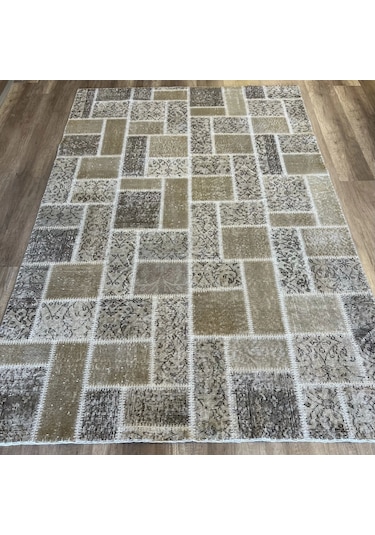 Hoom Rugs Patchwork Krem El Dokuma Kilim KREM