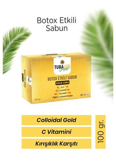 Tubalife Altın Parçacıklı Kırışıklık Karşıtı Sabun 100 G