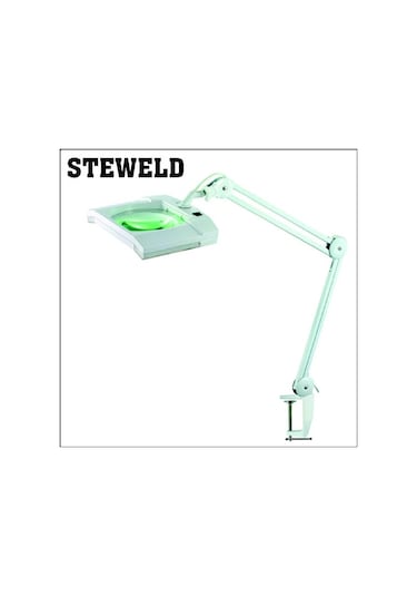 Steweld 8069-3d Floresanl Işıklı Masa Mengeneli Büyüteç